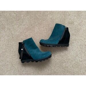 Sorel Womens Joan Of Arctic Wedge II Zip Bootie Chelsea Boot Size 7.5 NWOT